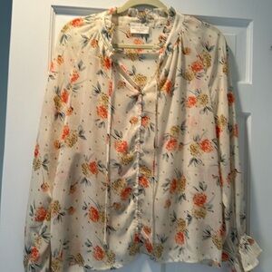 Beautiful womens floral blouse